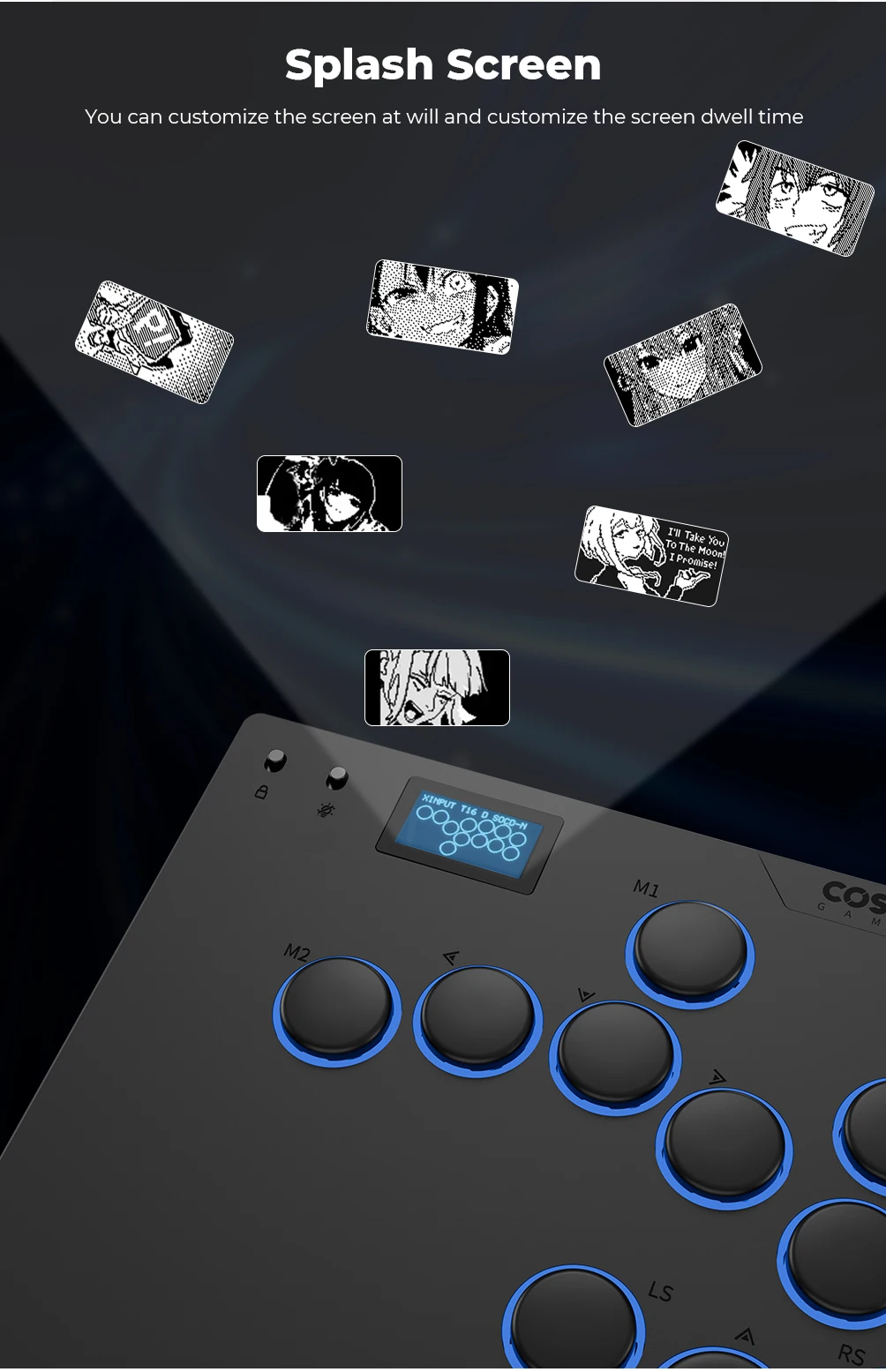 Haute42 M-Ultra Gen 2 Aluminium-Legierung Hebellos-Arcade-Stick Hitbox-Controller für PC/PS4/PS5 Arcade-Hebellos-Controller – Detail 18