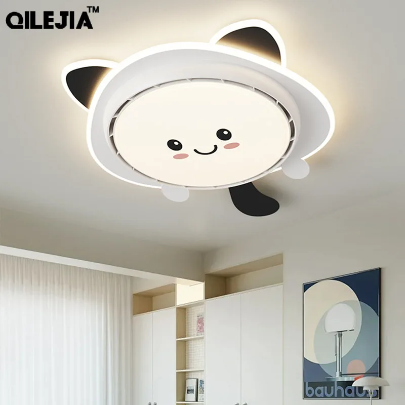 Simple Children's Room Led Ceiling Lights Boys Girls Bedroom Cartoon Smiley Ceiling Lamp Modern Home Indoor Decor Lighting Lamps