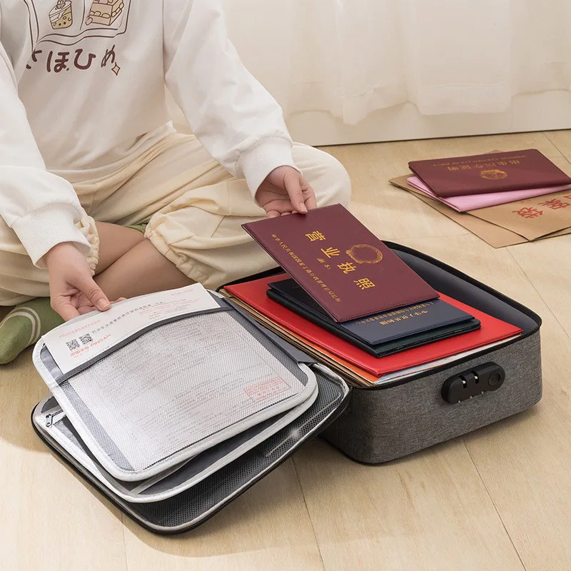 Password storage bag, large-capacity ID storage bag, credit card and driver's license holder, important document bag, travel pas