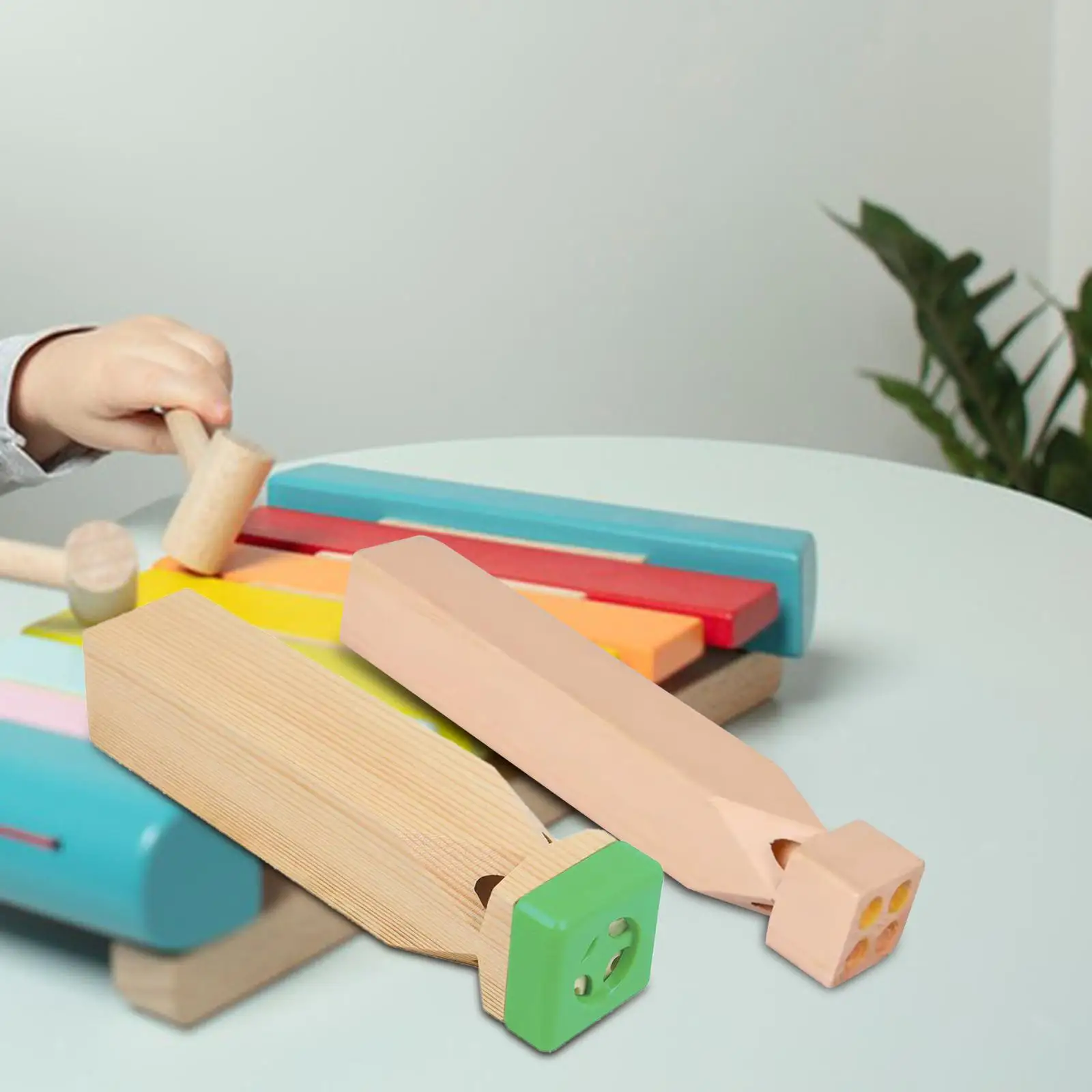 Kinder Musikinstrument Zug Pfeife Lernspielzeug Echolot Geschenk Zug Partybevorzugungen Krachmacher Spielzeug Entwicklungsspielzeug