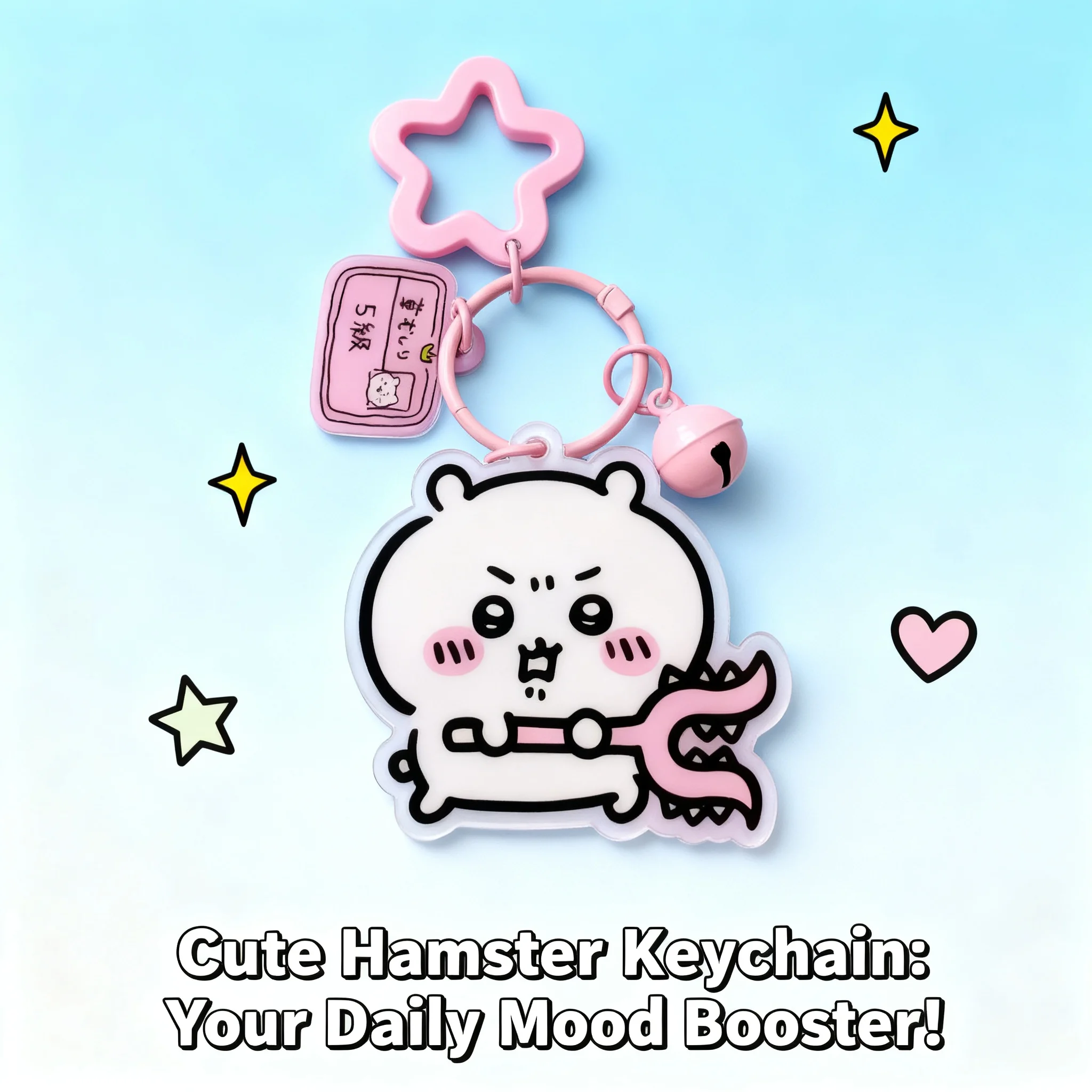 

3PCS/set Kawaii Anime Chiikawa Keychains Cartoon Hachiware Usagi Acrylic Key Chain Pendant Backpack Creative Gifts Cute