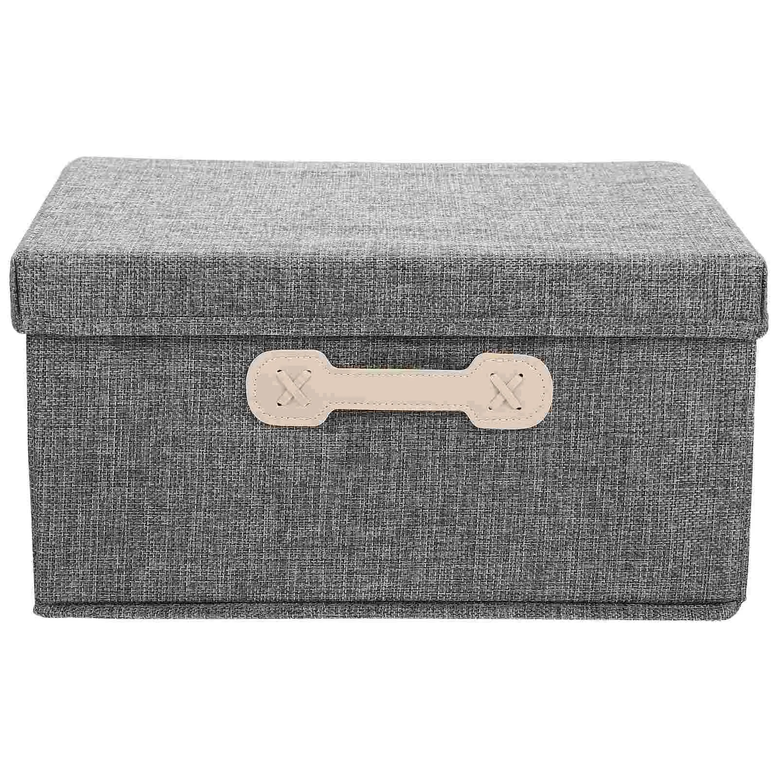 

Toy Storage Portable Box Household Sundries Containers Large Book Case Foldable Wicker Trunk