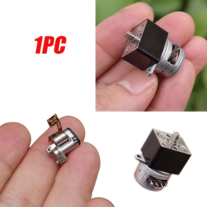 NEW 1PC Micro Full Metal Gearbox Gear Stepping Motor Mini 15mm 2-Phase 4-Wire /2-Phase 4-Wire 1.6mm Gear Stepper Motor