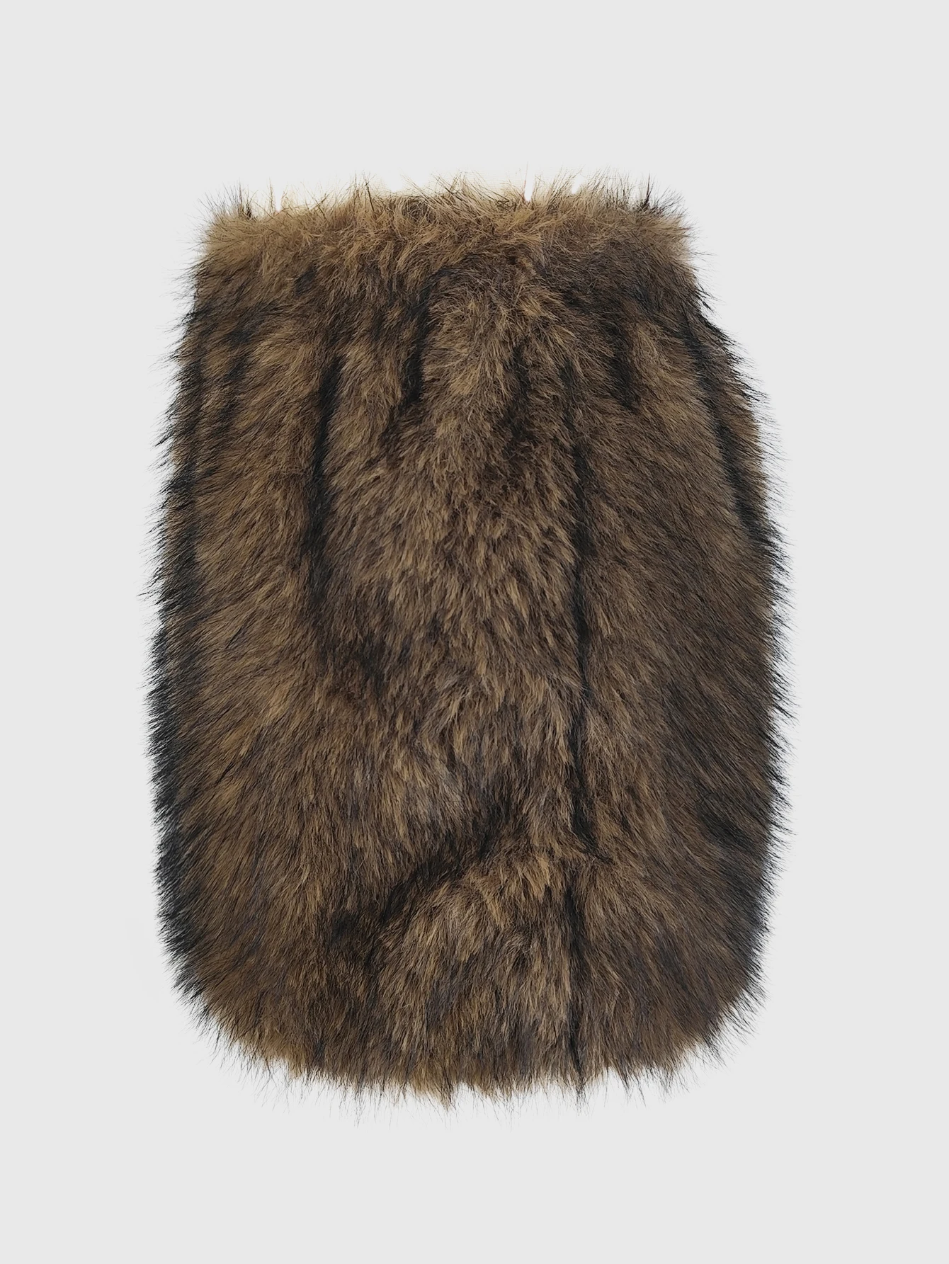 Winter Damen Kunstpelz Minirock mit hoher Taille, elastischem Bund, warm, flauschig, Plüsch, Party, Clubwear, Streetwear, kurzer Rock – Detail 7
