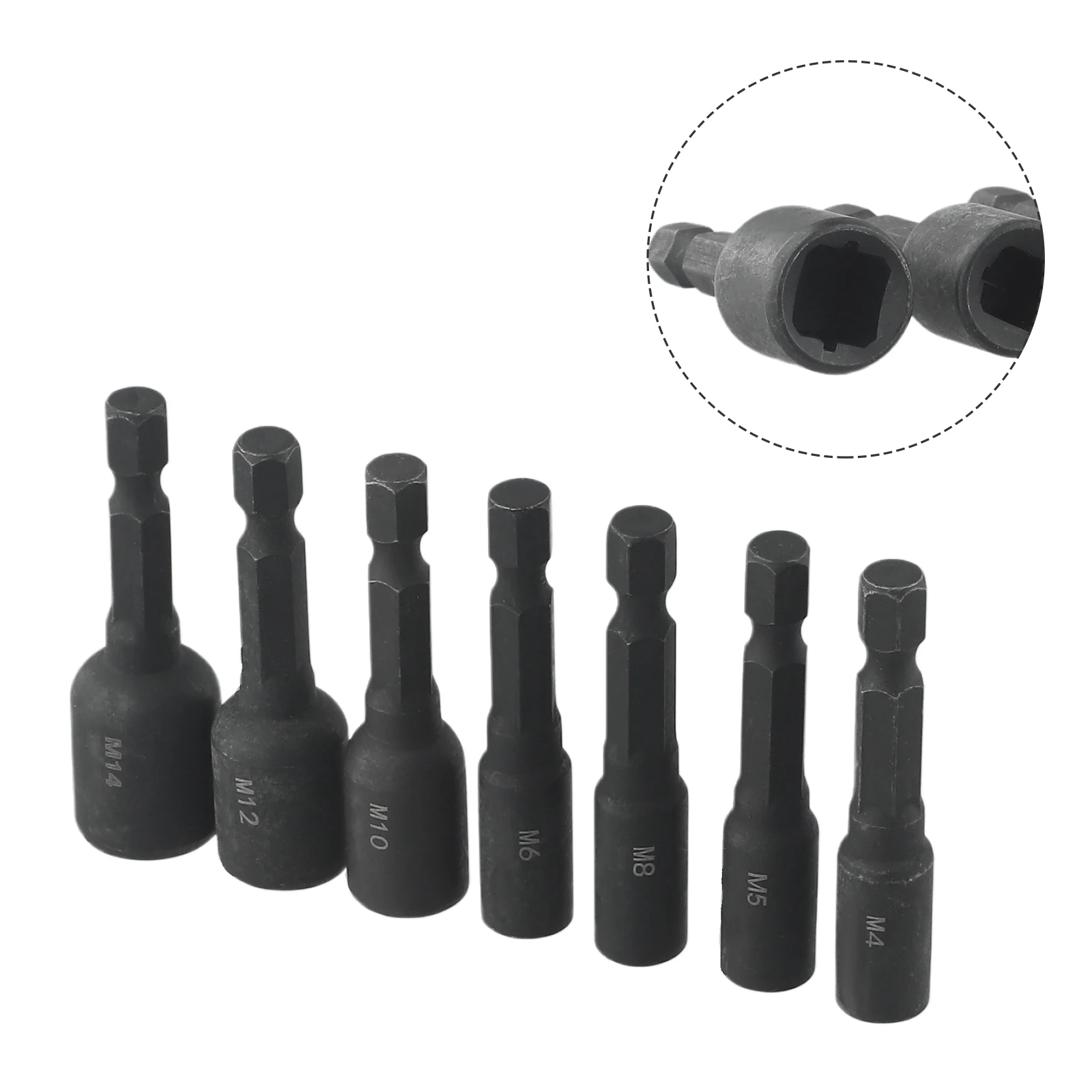 Imagem -04 - Tap Die Soquete Adaptador Parafuso Mais Firme Toque Titular Barra de Extensão Haste Sextavada M6-m14 Pcs 4