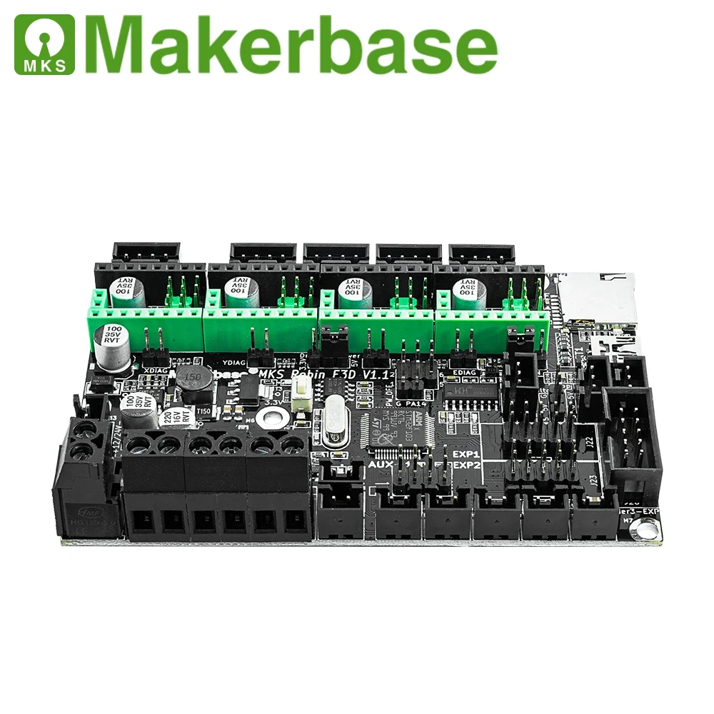 Makerbase MKS Robin E3D V1.1 Motherboard 3D Printer Parts with TMC2209 Driver VS SKR MINI E3 V3.0 For Ender3/5 Voron and Klipper