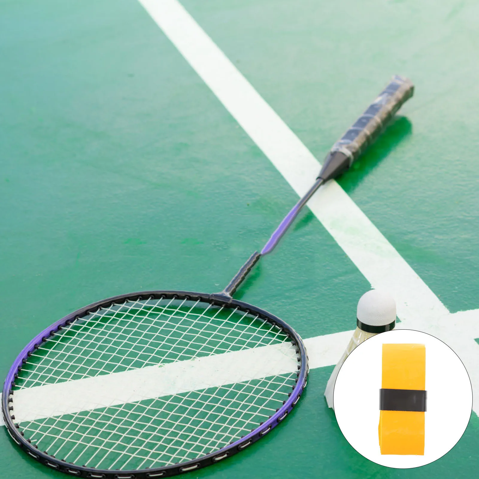 

Comfortable Anti-Slip Badminton Racket Overgrip Durable Sweat-Absorbing Grip Tape for Better Control Anti Slip Overgrip Wrap