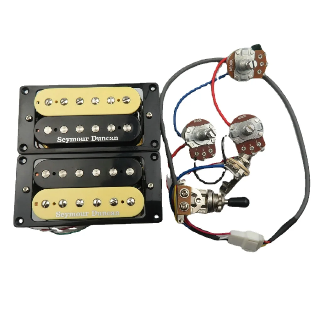 

Звукосниматели для электрогитары Humbucker, жгут проводов 4C, набор 2V1T