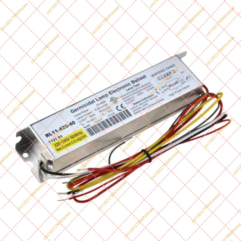 UV Lamp Electronic Ballast RL11-425-40 21-40W Compatible with GPH TUV Lamps Spare Parts