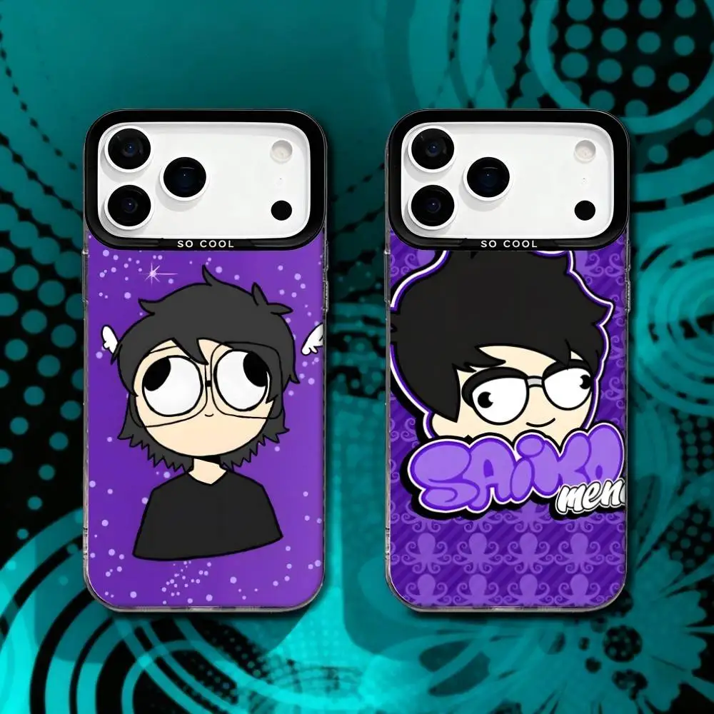 

Gamer S-Saiko Phone Case For iPhone 17,16,15,14,13,12,X,8,Pro,Max,Plus,SE4,Air,Mini HD Black IMD Matte