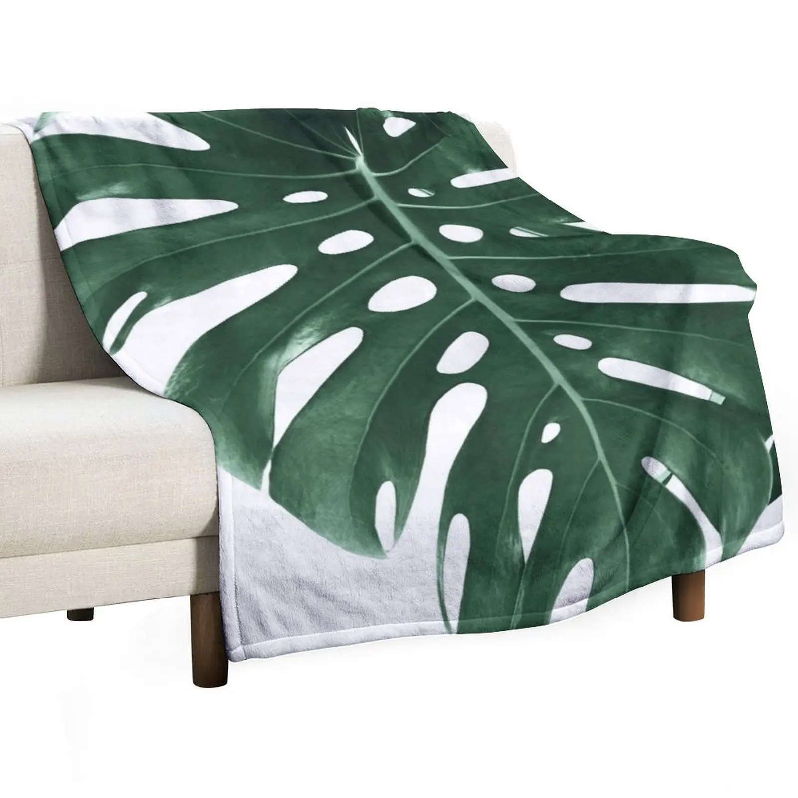 Delizia Monstera # 4 # tropicale # arredamento # arte Coperta da tiro Divano Piumino da campeggio caldo per coperte invernali