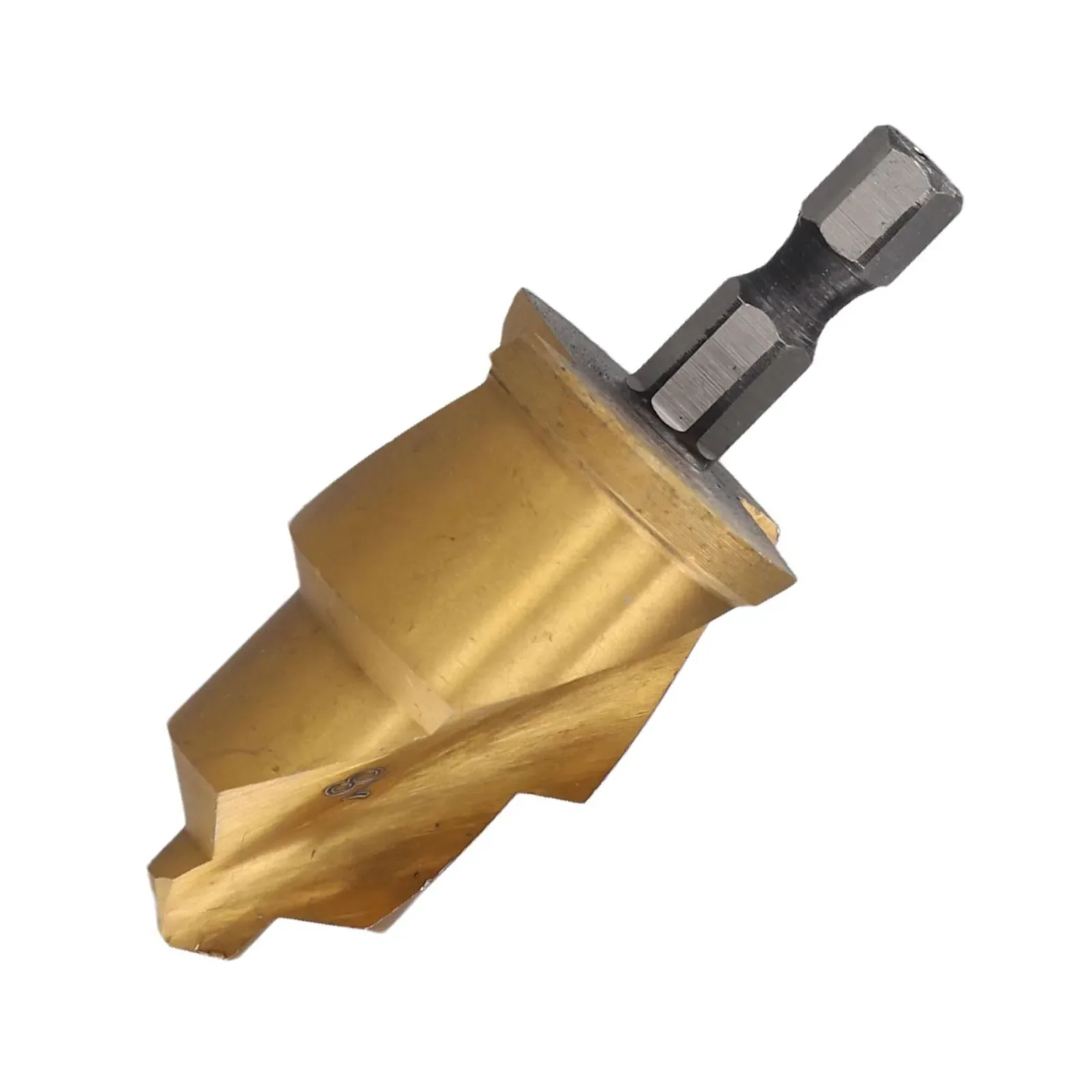 Hexagonal Shank HSS Drill Bit Secure Fit Sturdy Construction Efficient Plumbing Tool Hex Shank Efficient Plumbing Tool