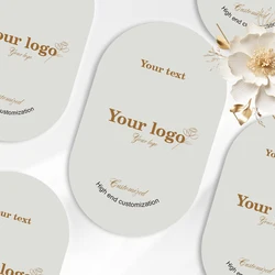 Gepersonaliseerde dubbel gebogen geprinte datumkaarten, moderne ovale ansichtkaarten, elegante gebogen bedankkaartjes, huwelijksbanket gastenmenukaarten