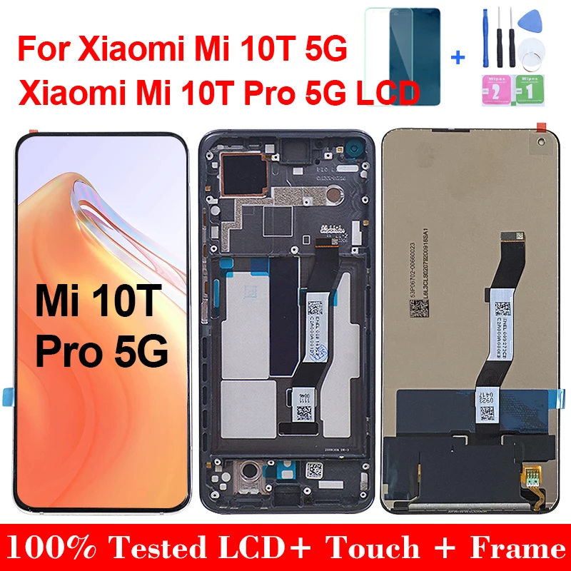 

6.67" Mi 10T 5G LCD For Xiaomi Mi 10T Pro 5G M2007J3SG Display Touch Screen Digitizer Assembly Replacement For Mi 10T 5G Screen