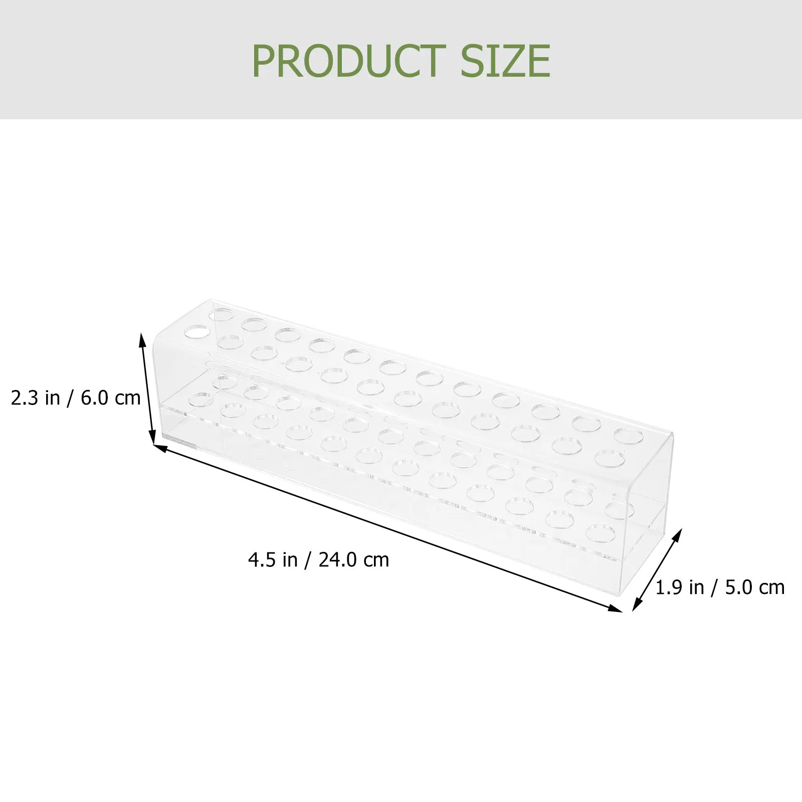 Multi Slot Acrylic Pen Stand for Makeup Brushes Eyeliner Lip Liner Pencils Tools Vertical Display Storage Organizer