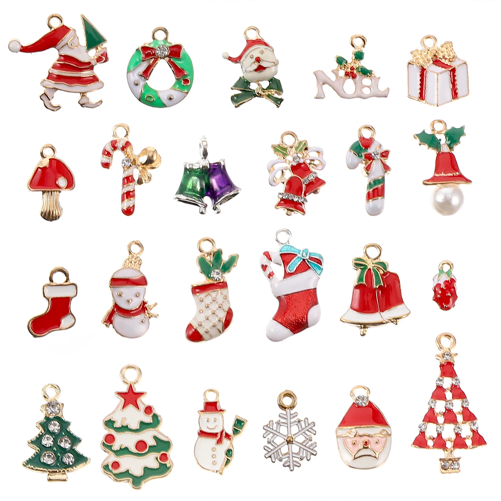 

23 Pcs Pendant Ornaments Alloy Jewelry Diy Pendant Accessory DIY Decorations Tree Accessories Craft Gifts Xmas Pendants