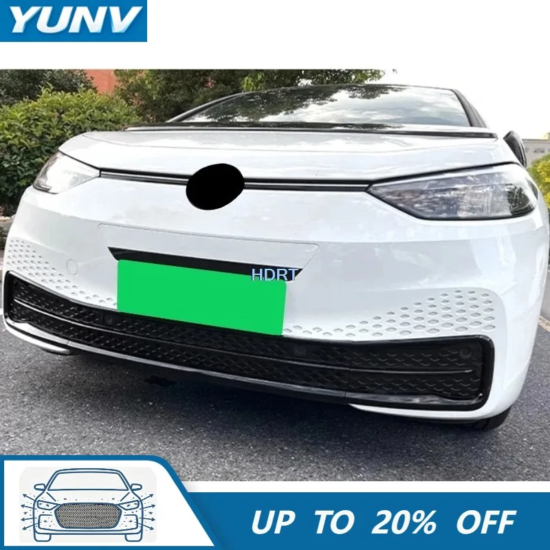 Передняя решетка YUNV для Volkswagen ID 3 ID3 2021-2025, сетчатая защита переднего бампера, внешние аксессуары для замены и стайлинга.