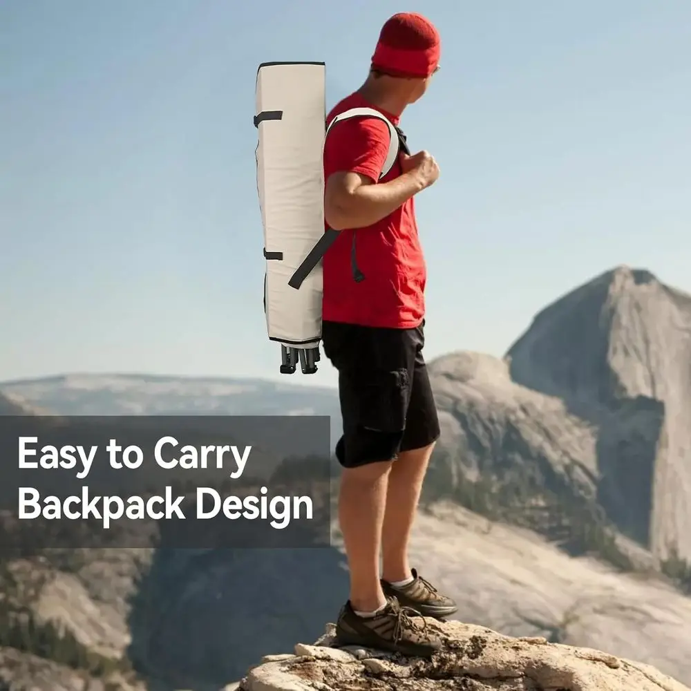 Camping Chairs with Canopy, Portable Quad Lawn Chair for Adults, Folding Recliner Chair with Cup Holder Outdoor Events and Shade