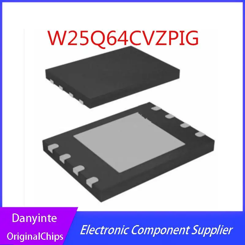 

НОВЫЙ 10 шт./лот W25Q64CVZPIG W25Q64CVIG 25Q64CVIG 25Q64 WSON8