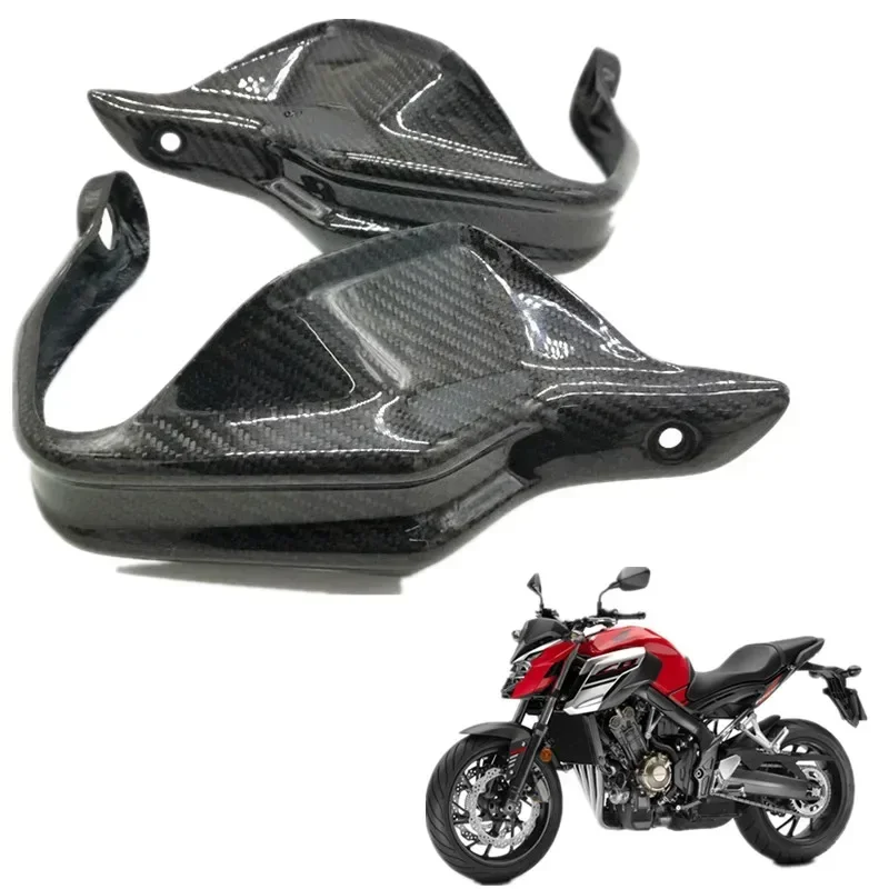 

FOR HONDA CB650F CB650R Motorcycle Parts Carbon Fiber Handlebar Guard Hand Protector CB 650 F R
