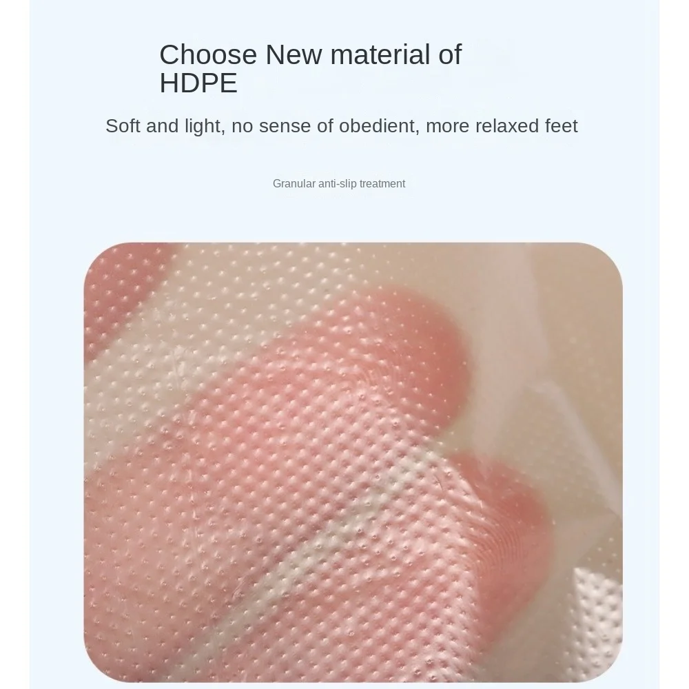 Sacs de pieds jetables transparents, 100/200/300/500 pièces, en plastique PE, pour prévenir les Infections, Film imperméable, masque pour les pieds, couvertures de SPA détox