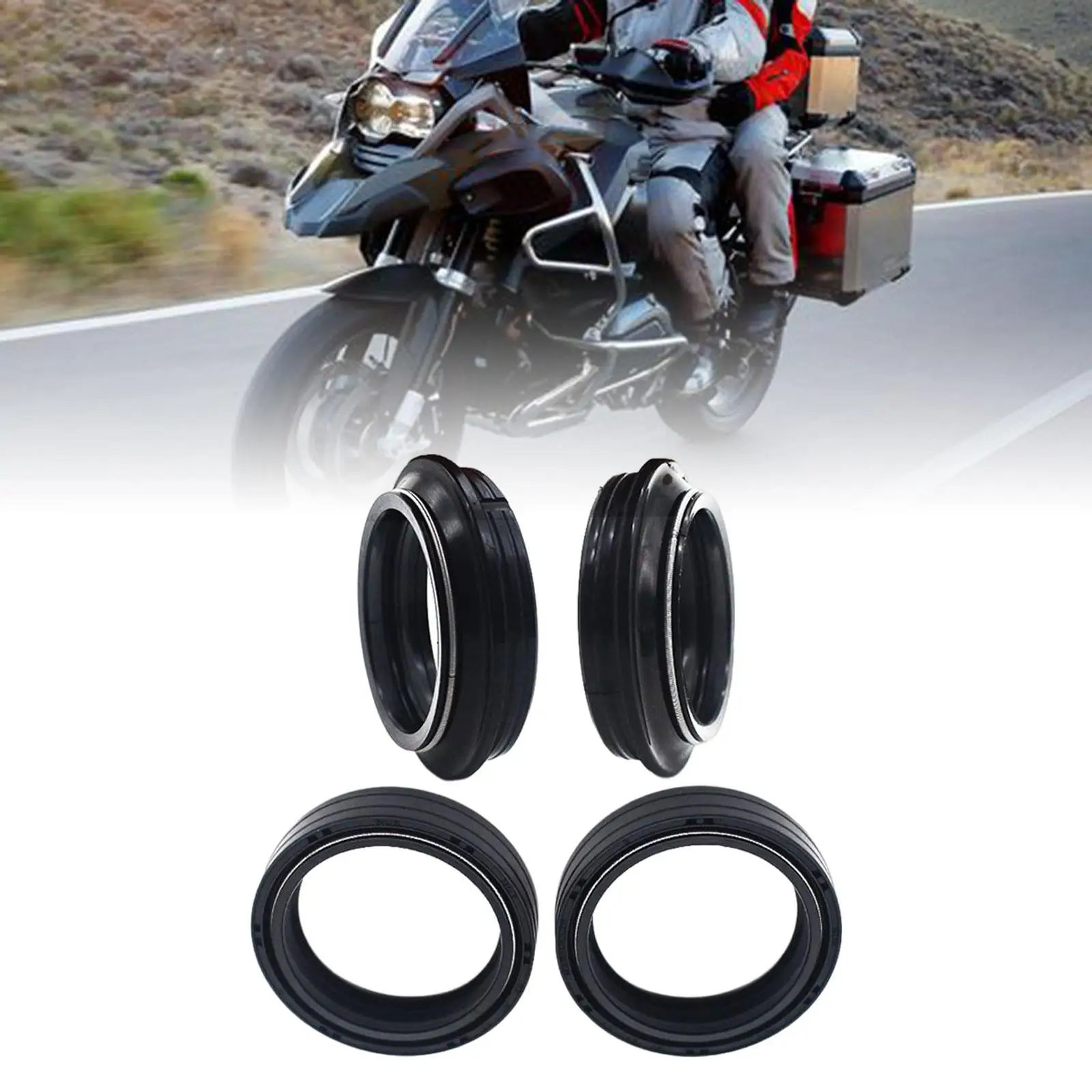 

Fork Seal and Dust Seal Motorcycle Accessories Rubber for R1200GS Adventure R1200 RT LC Replace Easy Installation