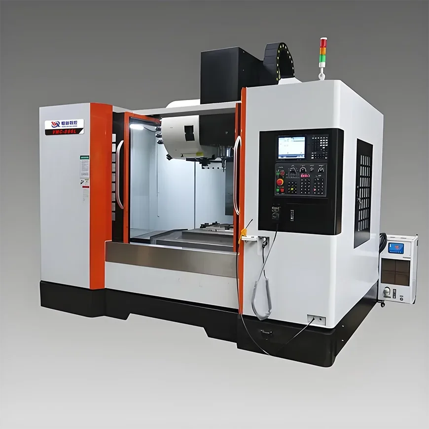 Heißer Verkauf Neue Stil Multi-funktionale VMC-866L 3 Achsen 4 Achsen 5 Achsen Fräsmaschine CNC Vertikale Bearbeitung Zentrum mit BT40 Motor