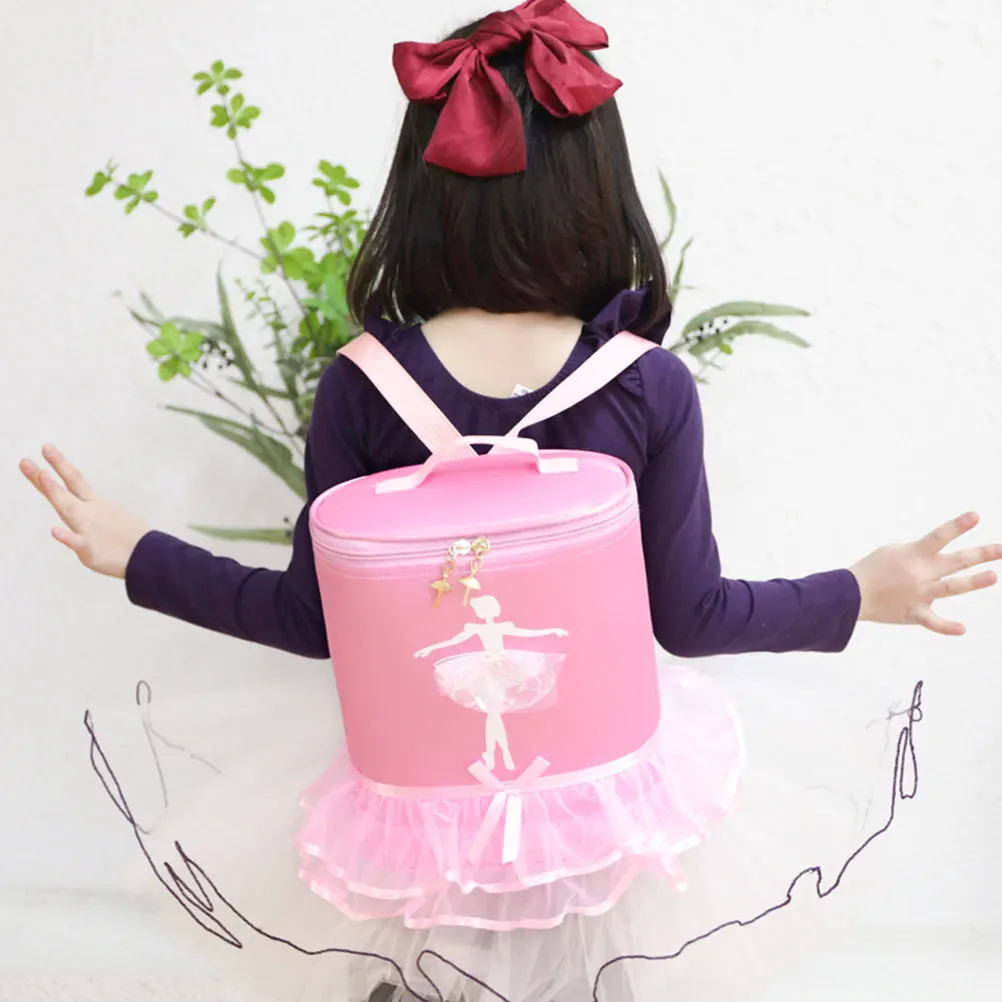 Dance Storage Dance School Girl Travel Adjustable Buckle Roomy Backpack Shoulder Kids School Bag Bag
