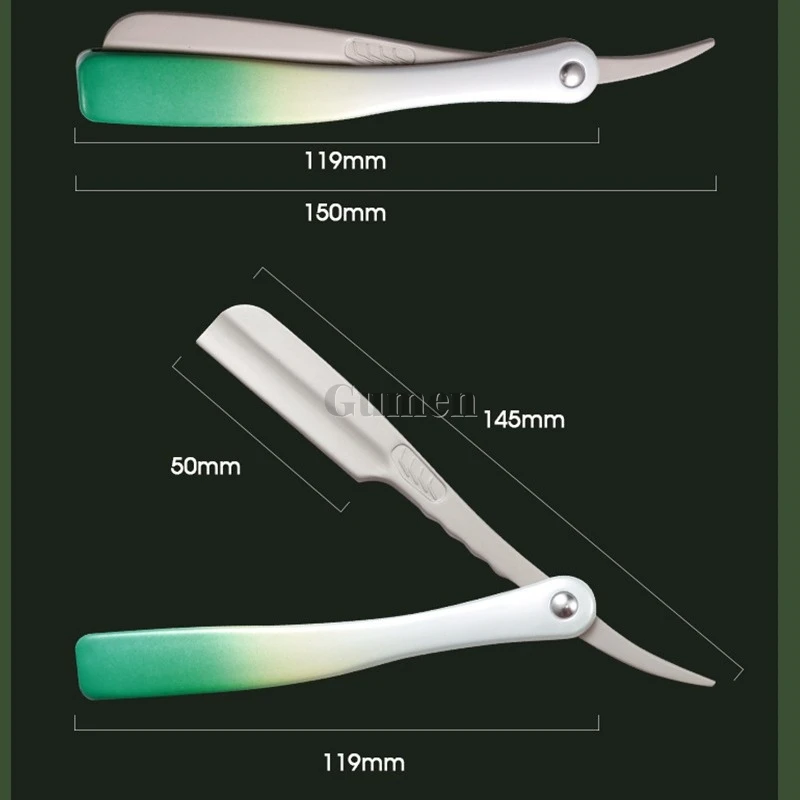 2026 المضادة للخدش مستقيم الحلاقة صالون حلاقة اللحية مكشطة الرجال تصفيف الشعر للطي ماكينة حلاقة ل 10/25 التيار المتناوب شفرات أمان الحلاقة #5