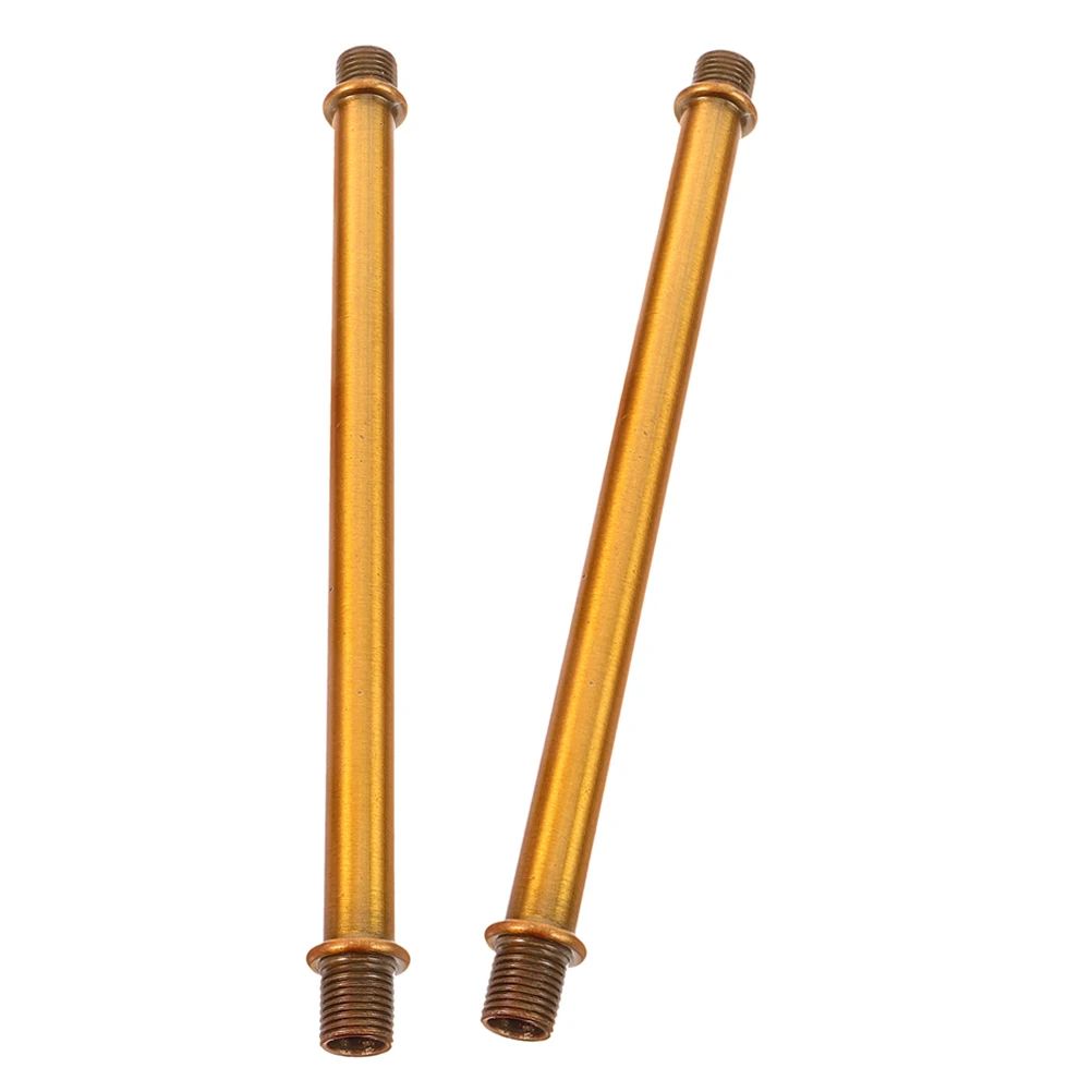 

2pcs M10 Double-Threaded Wall Connecting Pipe Easy Installation Smooth Surface Adjustable Height Stable Connection For Diy