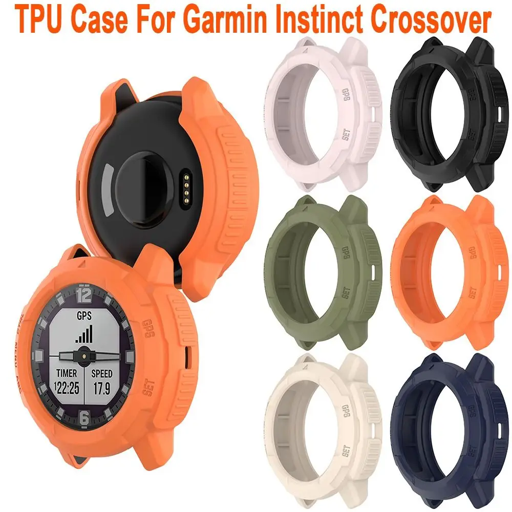 Housing Shell Protection Cover TPU Case Frame Protective Screen Protector For Garmin Instinct Crossover