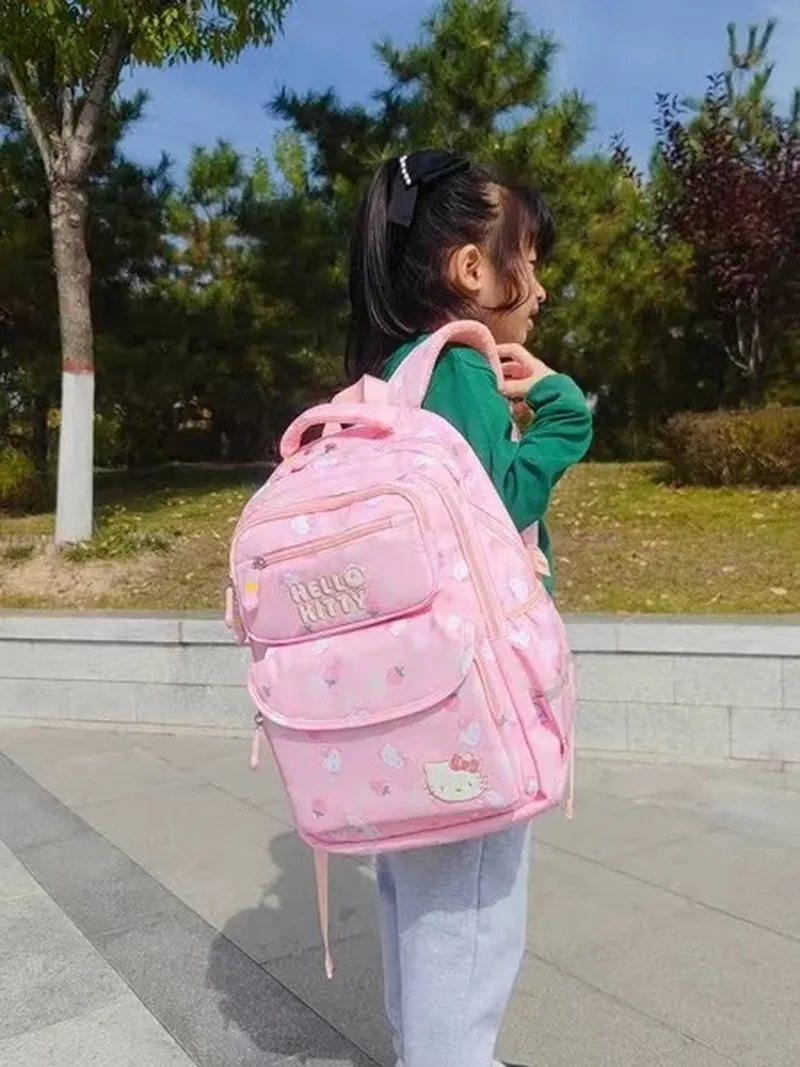 Plecak Sanrio Hello Kitty Mochilas aestetic Kuromi lekki i plecak o dużej pojemności wysokiej jakości urocza torba prezent