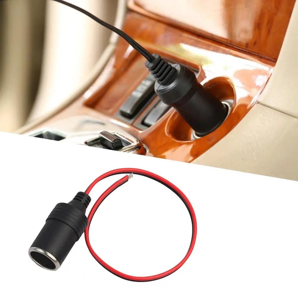 Cigarette Lighter Socket Plastic 30cm Cable Quick Charge Cigarette Lighter Socket Cigarette Lighter Adapter