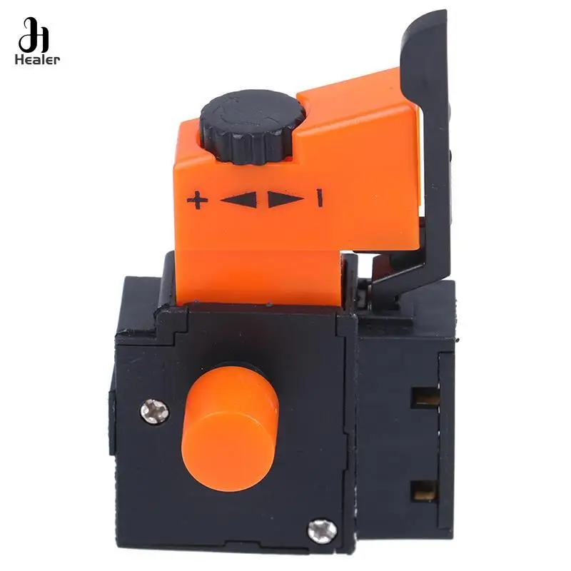 1pc AC 220V/6A FA2/61BEK Adjustable Speed Switch Plastic Metal For Electric Drill Trigger Switches High Quality