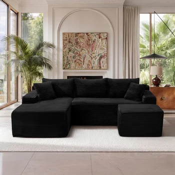 U Shaped Modular Cloud Sofa 1