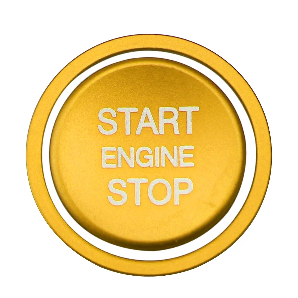 Car Engine Start Button Sticker for VW MK7 VII GTI R Jetta CC Arteon Passat B8 Touareg T-roc Key Ring Ignition Cover Accessories