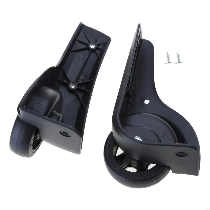 

1 пара колес для багажа, колеса для чемодана, сменные колеса из ПВХ для дорожного багажа