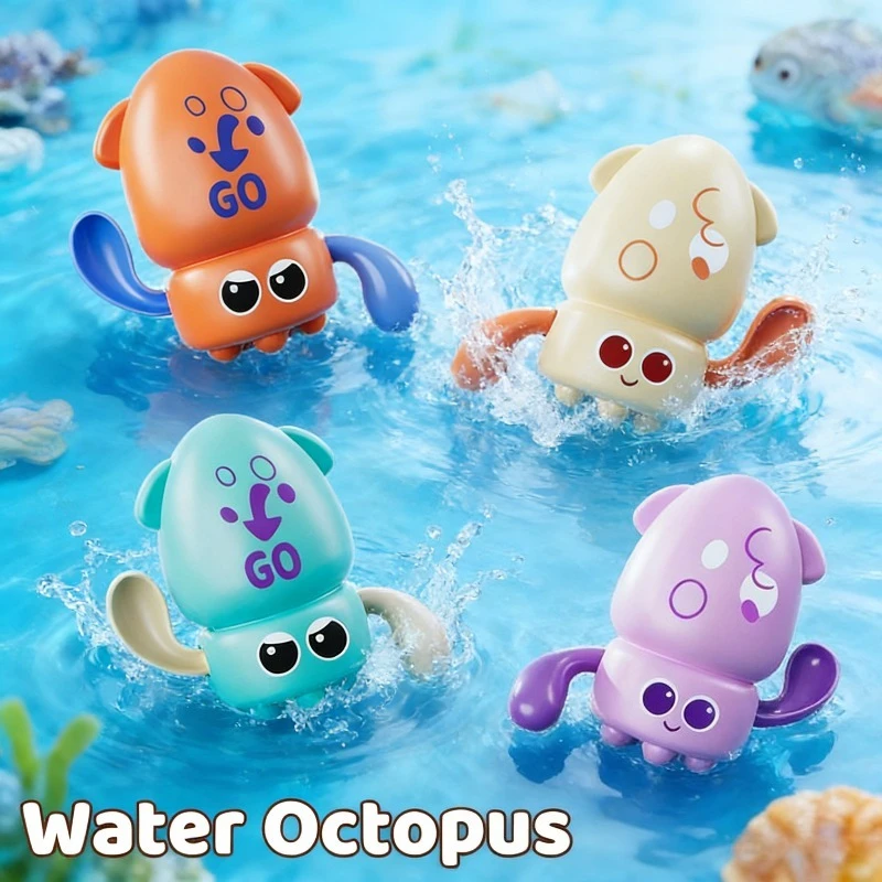 Jouets de bain pour bébé, jeux d'eau à enrouler, exercice de capacité de réaction, accompagne le Puzzle et les jouets d'éducation précoce, matériaux sûrs