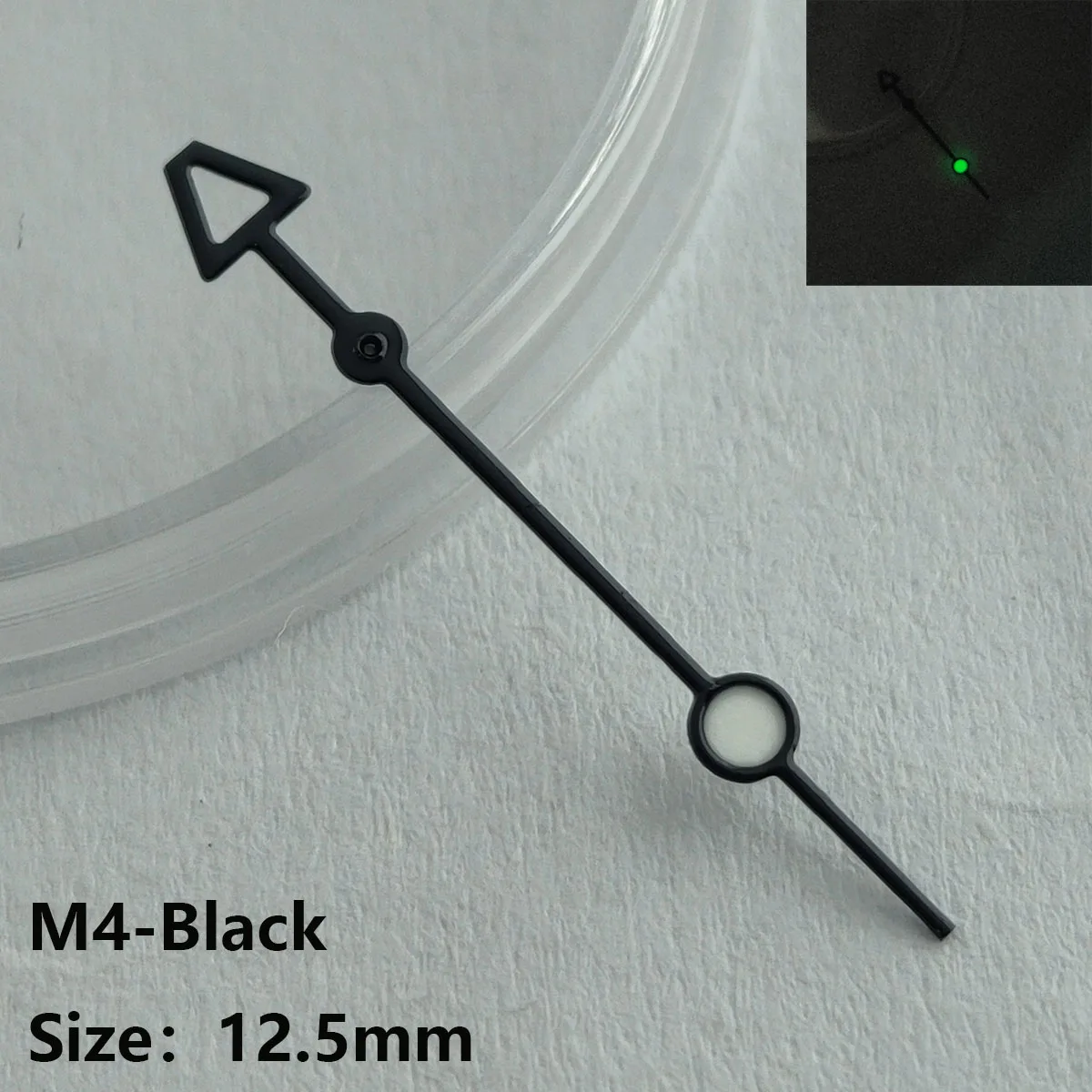 12.5mm watch hands nh35 nh36 hands Green luminous pointe watch accessories replacement parts watch second hand Movement pointer