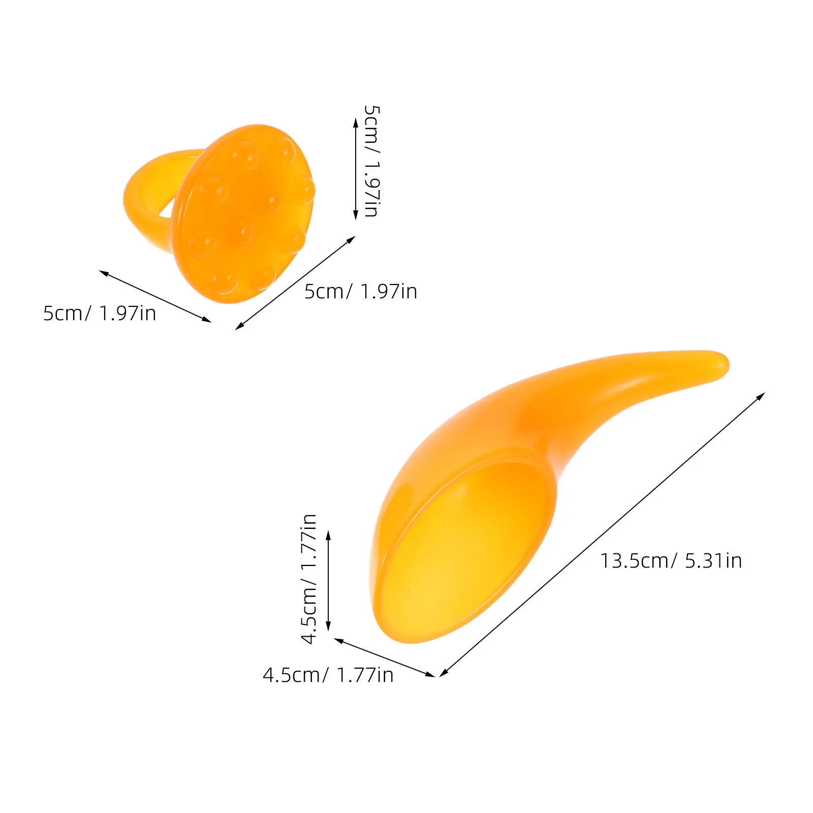 2 stuks Gua Sha Facial Massager Tool Huidverzorging Gezicht Nekmassage Draagbaar Duurzaam Veilig voor de gevoelige huid Gezichtsmassage Tool