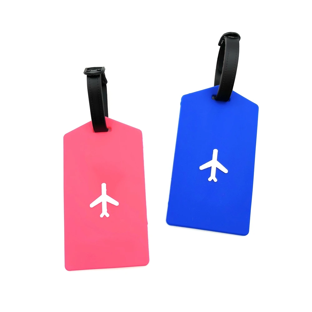 1pc airplane shaped luggage tag, hang tag, business trip, airport luggage, anti loss ID tag, name tag tag, unisex
