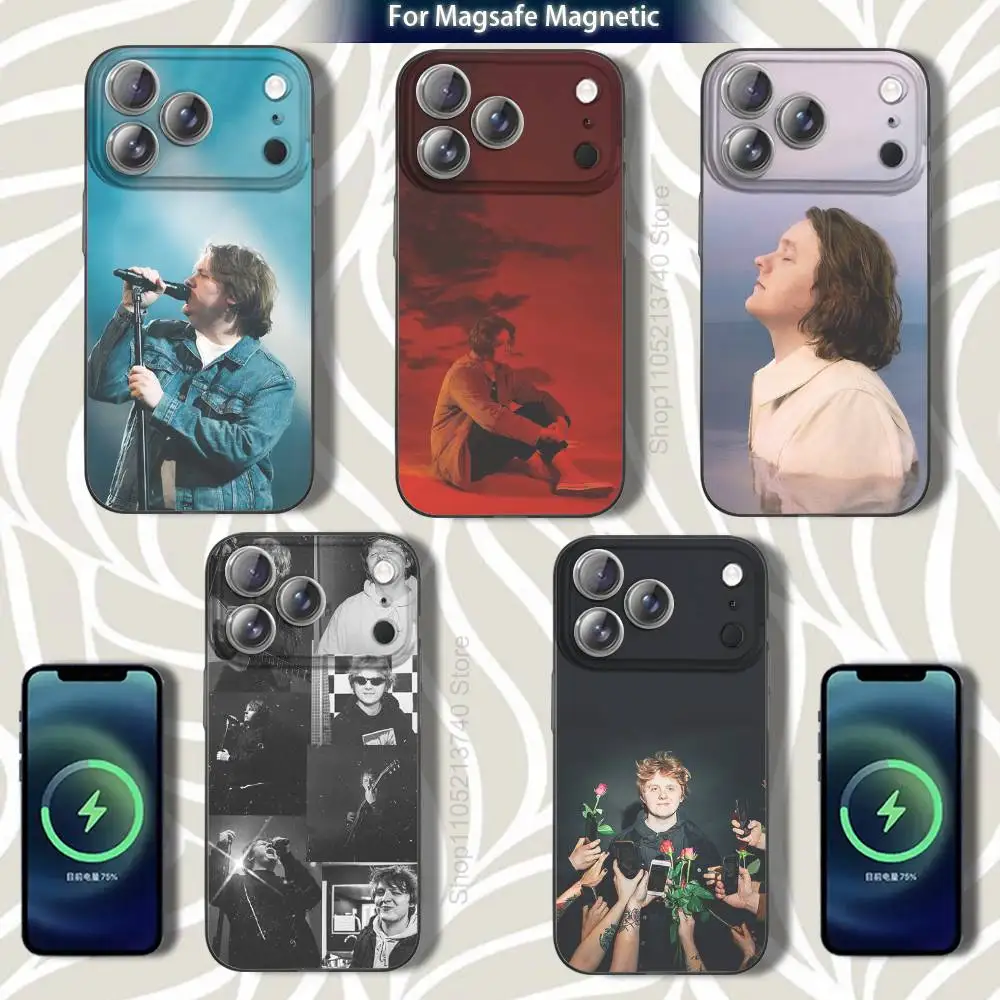 

L-Lewis Capaldi S-Survive Phone Case For iPhone 15,12,11,14,13,17,16,Plus,Air,Pro,Max,E,Mini for Magsafe Magnetic Frosted Grey