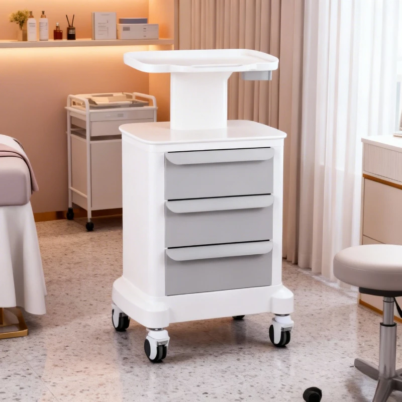 

Minimalist Salon Trolley Salon Equipment Furniture Organizer Cart with Wheels Portable Medical Meuble Beauty Salon Trolley