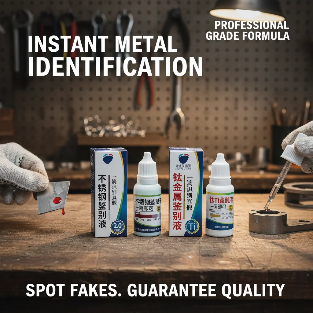 15ml Rapid Stainless Steel Detection Solution Reagent for Tableware Analysis - Efficient And Accurate