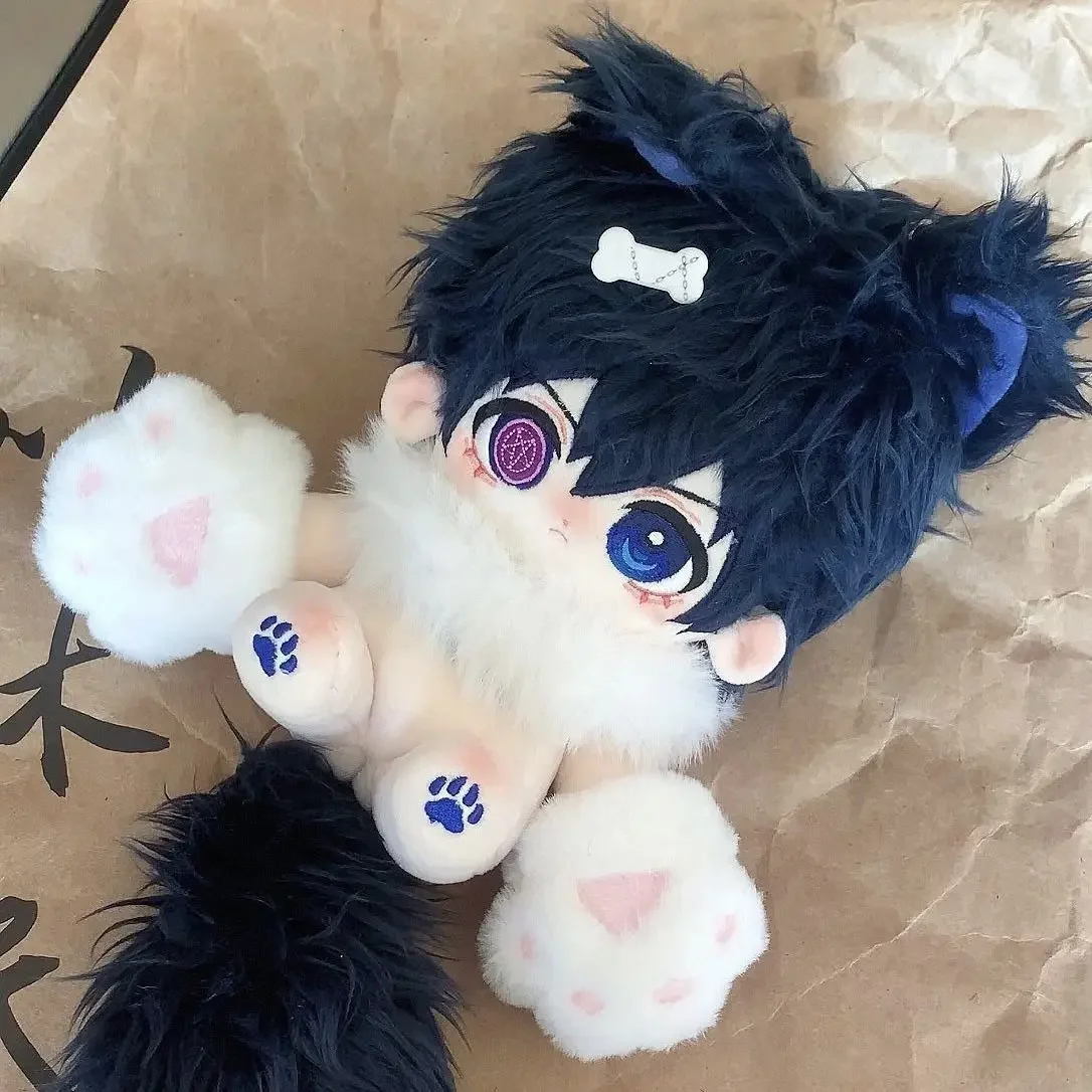20CM Ava Anime Kuroshitsuji Ciel Phantomhive Masha Cotton Stuffed Doll Gift Toys for Children Adults Cute Dress-up Stuffed Plush