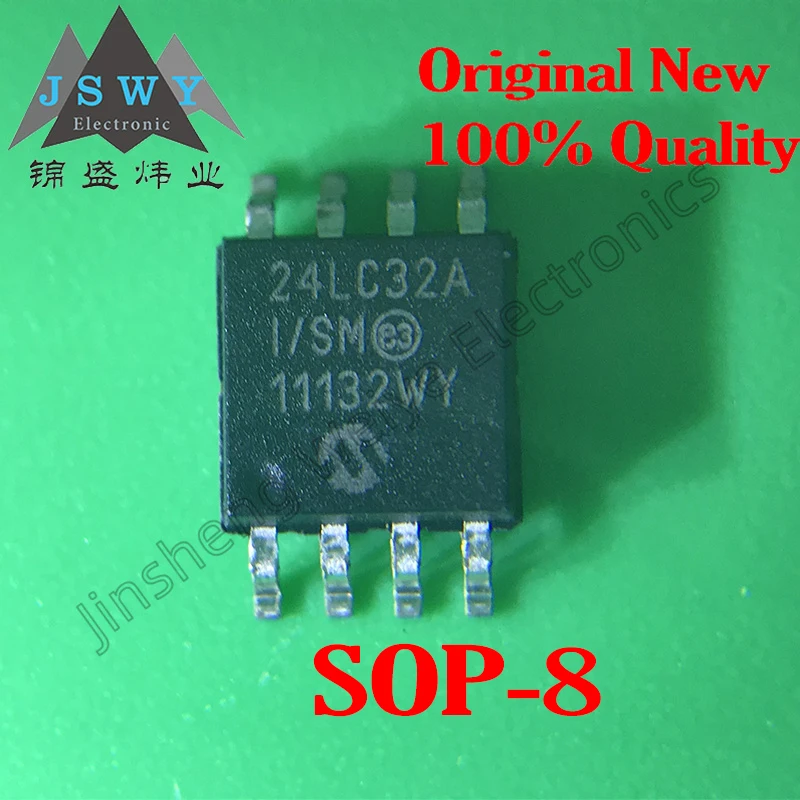 

(10-30PCS) 24LC32A-I/SM SOP-8/32Kbit Serial EEPROM Memory/In Stock/Fast Shipments