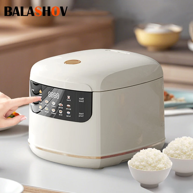 2L Electric Rice Cooker 1-3 People 110V 220V Multi Cooker Non-Stick Pot Smart Mechanical MultiCooker Steamed Rice Pot For Home