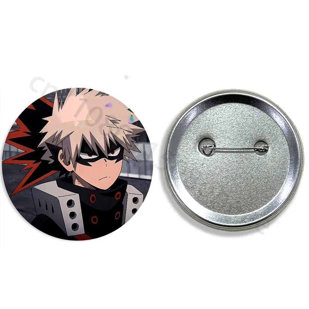 MHA My H-Hero K-Katsuki 25mm 75mm 44mm 58mm 32m Brooches Badges Pins for Accessories