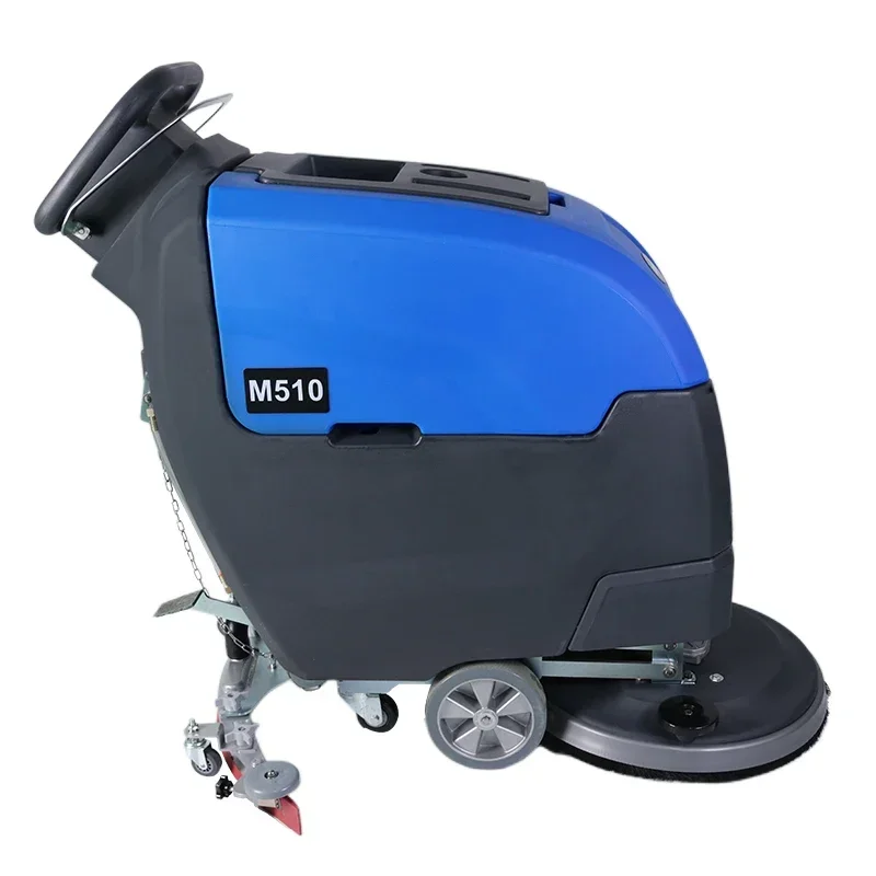 M510 electric brush suction integrated floor wiping machine hand push floor scrubber automatic