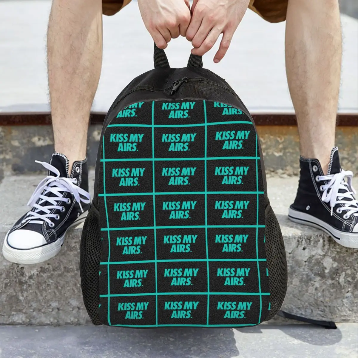 

KISS MY AIRS Backpack Hot Sale Daypack Large Capacity Boys Girls BookBag School Bag Shoulder Bags for Men Women
